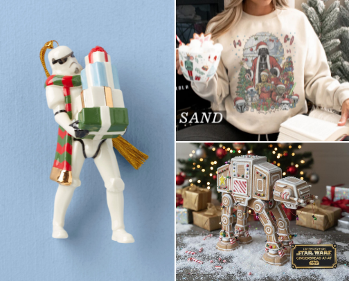 Creating a Vintage Star Wars Christmas cover photo collage