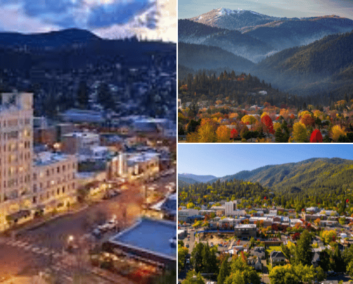 Ashland, OR cover photo collage