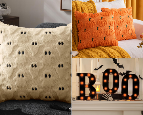Happy and Haunted Halloween Decor and More🎃 cover photo collage
