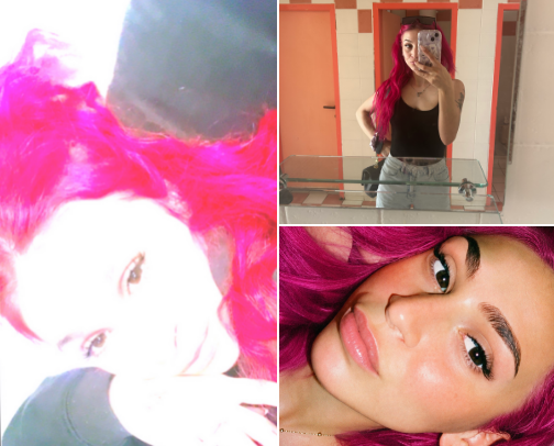 Pink hair prime💕🌈🤗 cover photo collage