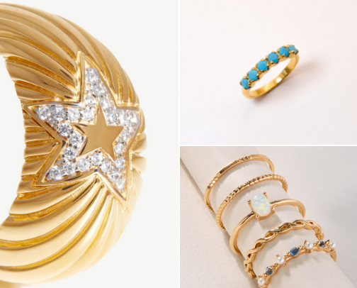 Statement Rings & Stackables for Every Mood 💍✨ cover photo collage