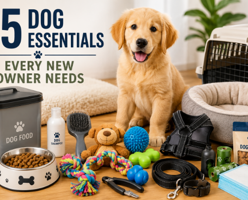 15 Dog Essentials Every New Owner Needs cover photo collage