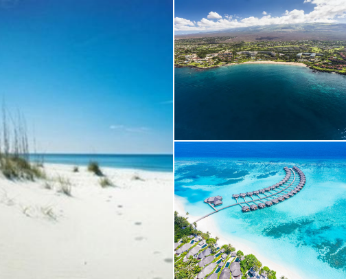 Find your next dream vacation cover photo collage
