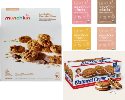 Lactation Snacks & Mom Fuel 🍪 cover photo collage