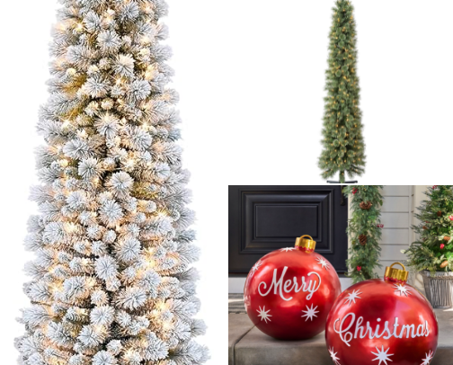 Christmas decor cover photo collage