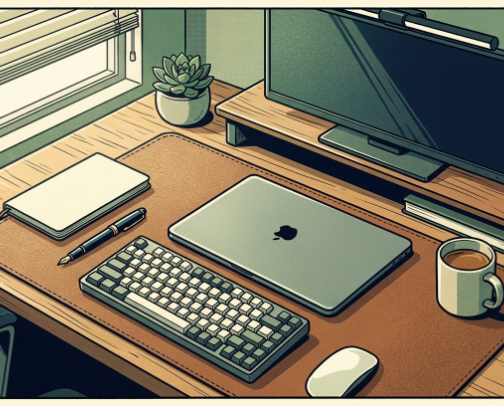My Digital Minimalist’s Focus Desk Setup cover photo collage