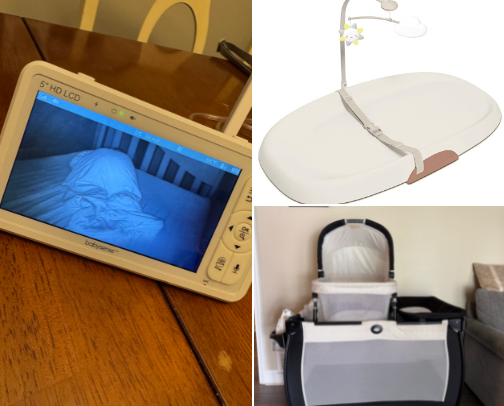 Baby registry must haves for 0-6 months cover photo collage