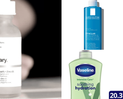Skin care cover photo collage
