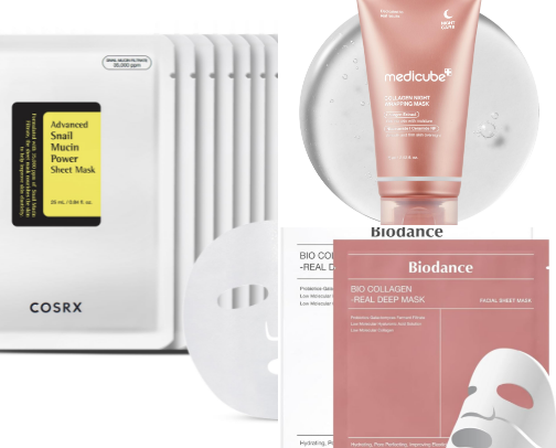 Best Glow-Boosting & Hydrating Face Masks You Need Right Now ✨ cover photo collage