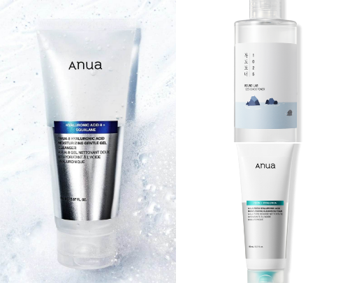 Korean skin care cover photo collage