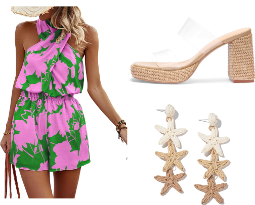 Tropical Vacay Outfits cover photo collage
