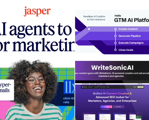 Best AI Writing Tools for Beginners cover photo collage