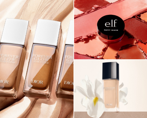 GLOWY GIRL MAKEUP ROUTINE cover photo collage