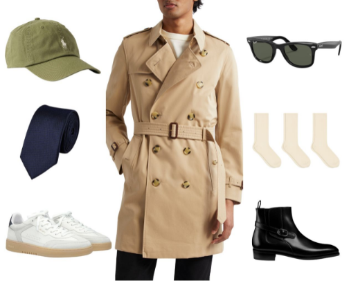Men's Capsule Wardrobe Checklist cover photo collage