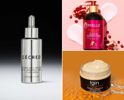 Essentials for Type 4c Hair cover photo collage