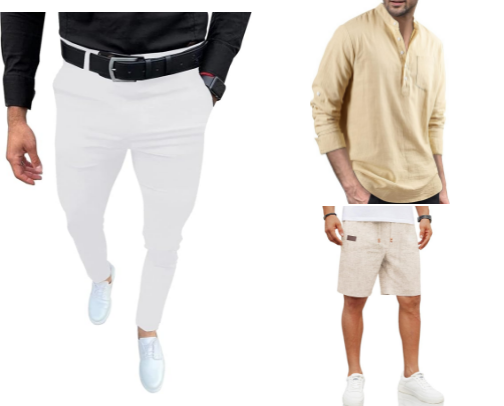 AMAZON MEN'S FASHION cover photo collage