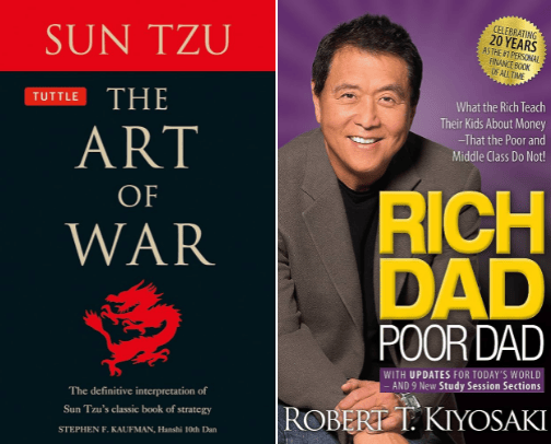 Books that helped me restructure my thinking. cover photo collage