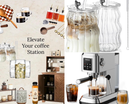 Coffee Station Level Up! cover photo collage