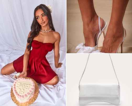 PrettyLittleThing Outfits I Would Wear for Valentine’s Day If I Had a Boyfriend cover photo collage