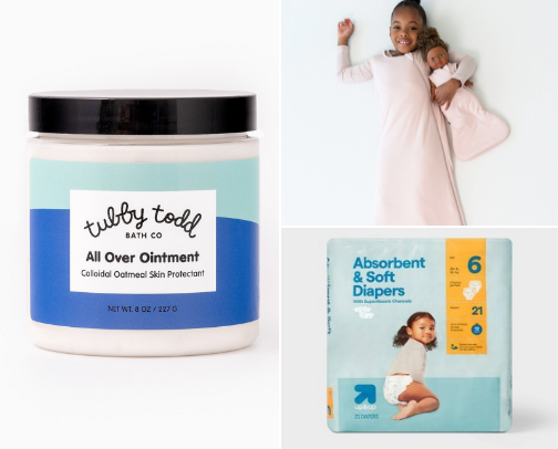 Fave baby items from a mama of 2 cover photo collage