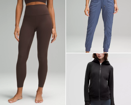 lululemon cover photo collage