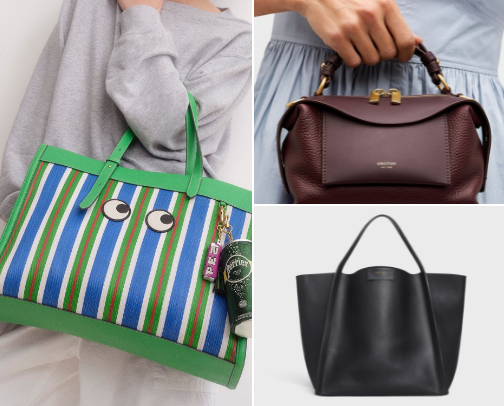 Everyday handbag essentials cover photo collage