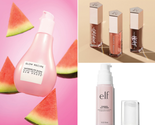My Favourite Dewy Makeup and Skincare Essentials cover photo collage