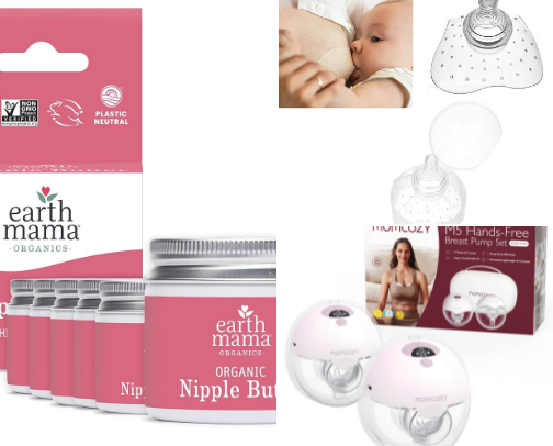 Breastfeeding/pumping momma must haves cover photo collage