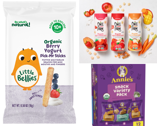 Toddler snacks cover photo collage
