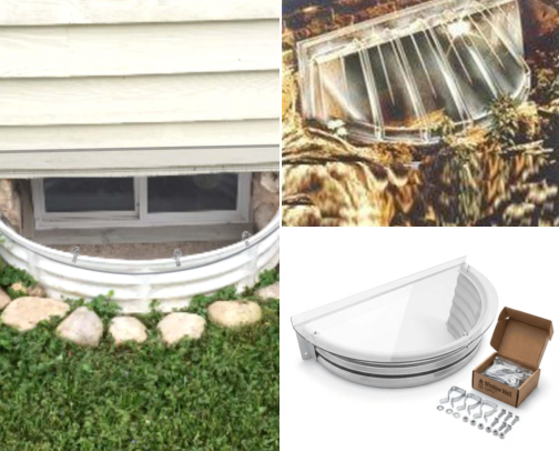 I Finally Fixed My Flooding Basement Window With These Egress Products cover photo collage