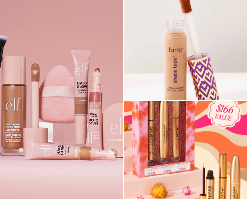 Makeup for mature skin cover photo collage