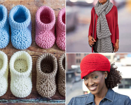 Explore these easy crochet ideas and start crafting your next masterpiece today! cover photo collage