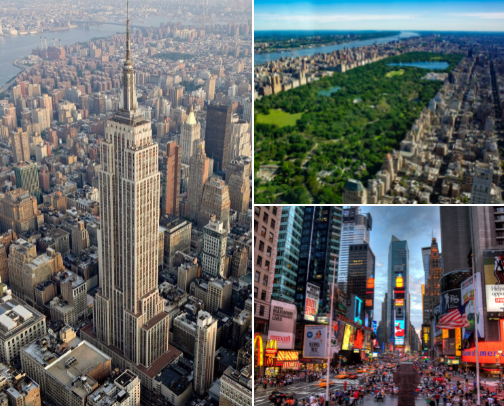 Best places to visit in NYC cover photo collage