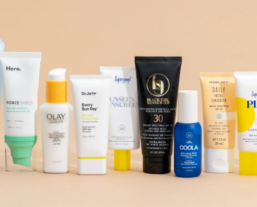 sunscreen cover photo collage