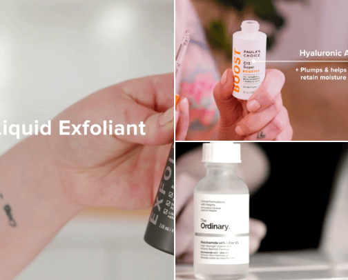 Skincare for oily skin🥰 cover photo collage