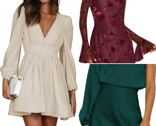 Best Amazon Holiday Dresses for Parties, Dinners & Events cover photo collage