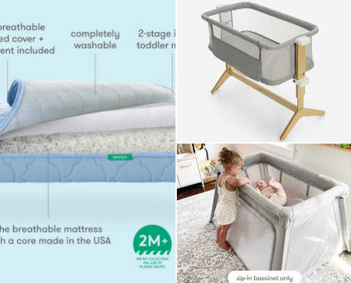 Baby must haves as a second time mom cover photo collage