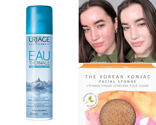 Sensitive and dry skin cover photo collage