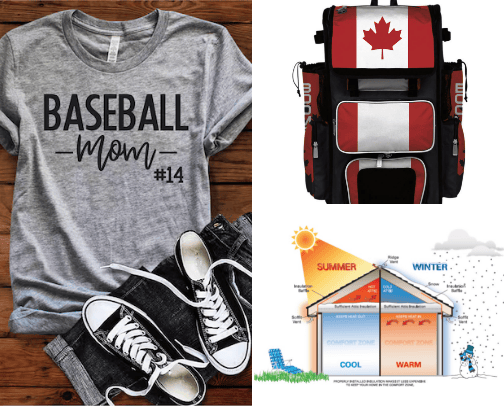 sports mom essentials cover photo collage