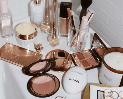 Drugstore make up cover photo collage