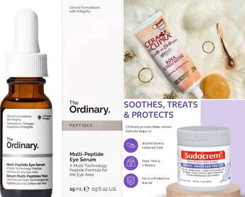 Skincare cover photo collage