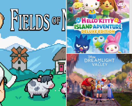 I play way too many games. Here are some of my faves to a point. cover photo collage