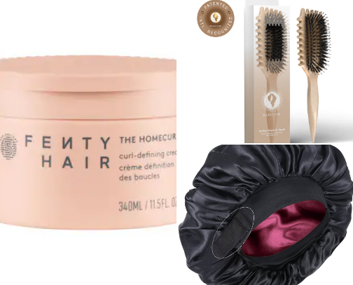 curly hair products for volume and definition 🫧 cover photo collage