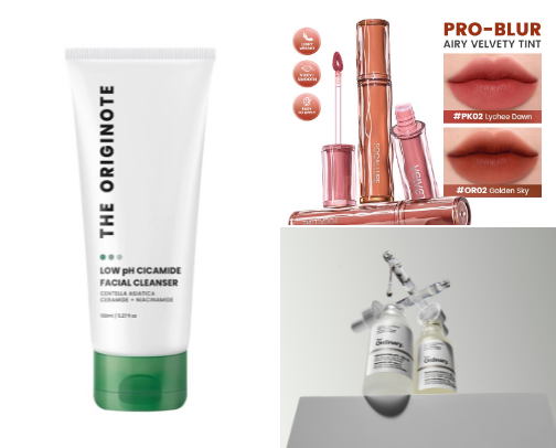 Makeup Products, Skincare and Bodycare Products cover photo collage