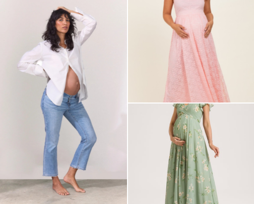 Maternity Spring and Summer 2026: Outfits for Expecting Mamas 💕 cover photo collage