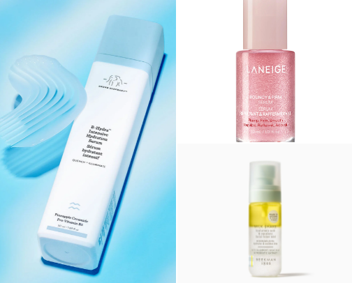 SKINCARE routine for dry and dehydrated skin!🧴💖 cover photo collage