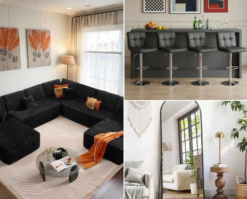 Furniture cover photo collage