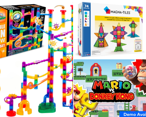 My 6 year old’s top toys cover photo collage