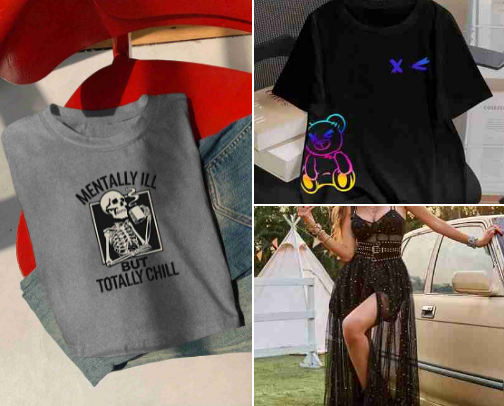 Grungy/alt fashion cover photo collage