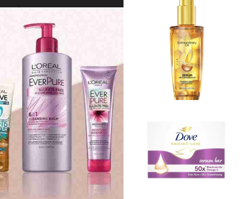Skin care cover photo collage